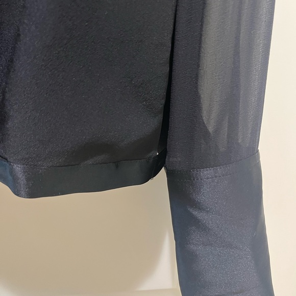 Rag & Bone Black Sheer Sleeve Blouse - Picture 12 of 12